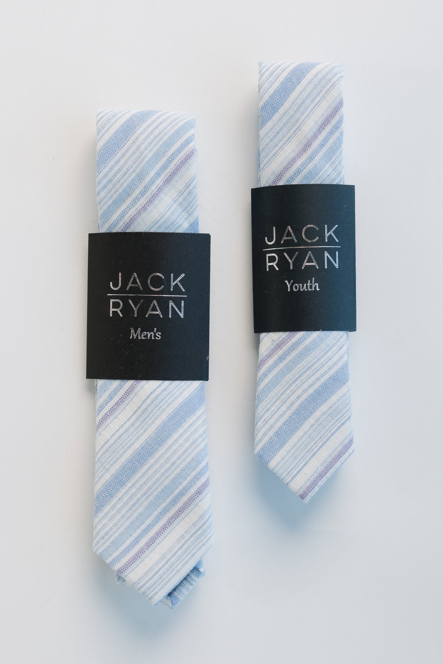 Jack Ryan Spring Ties MEN'S TIE JACK RYAN Lt Blue/Lavender Men's - 58" x 2.5" 