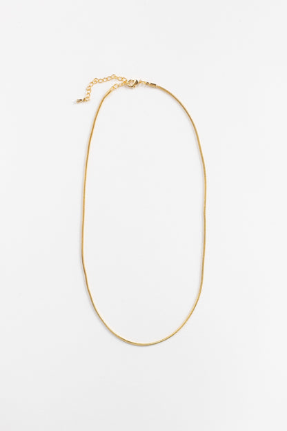 Snake Chain Necklace WOMEN'S JEWELRY Cove Gold 16" 