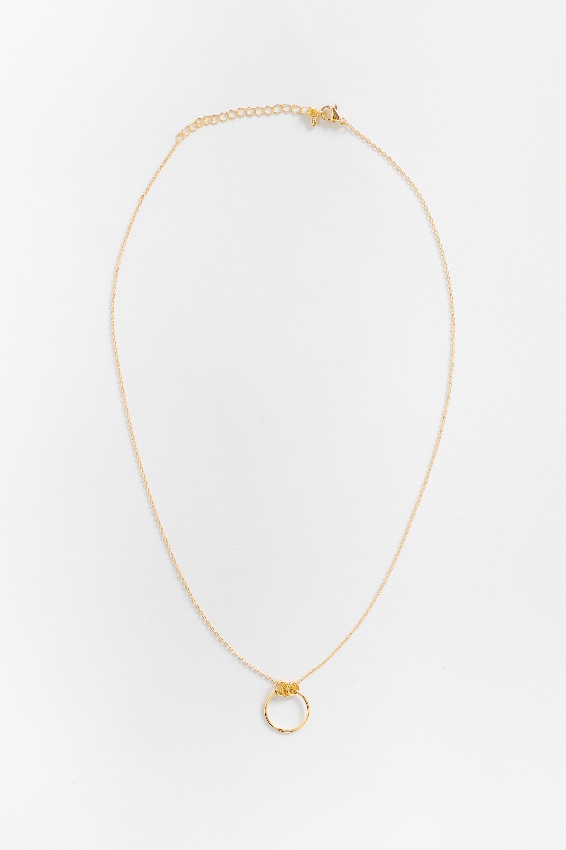 Lakeside Gold Circle Necklace WOMEN'S NECKLACE Cove 