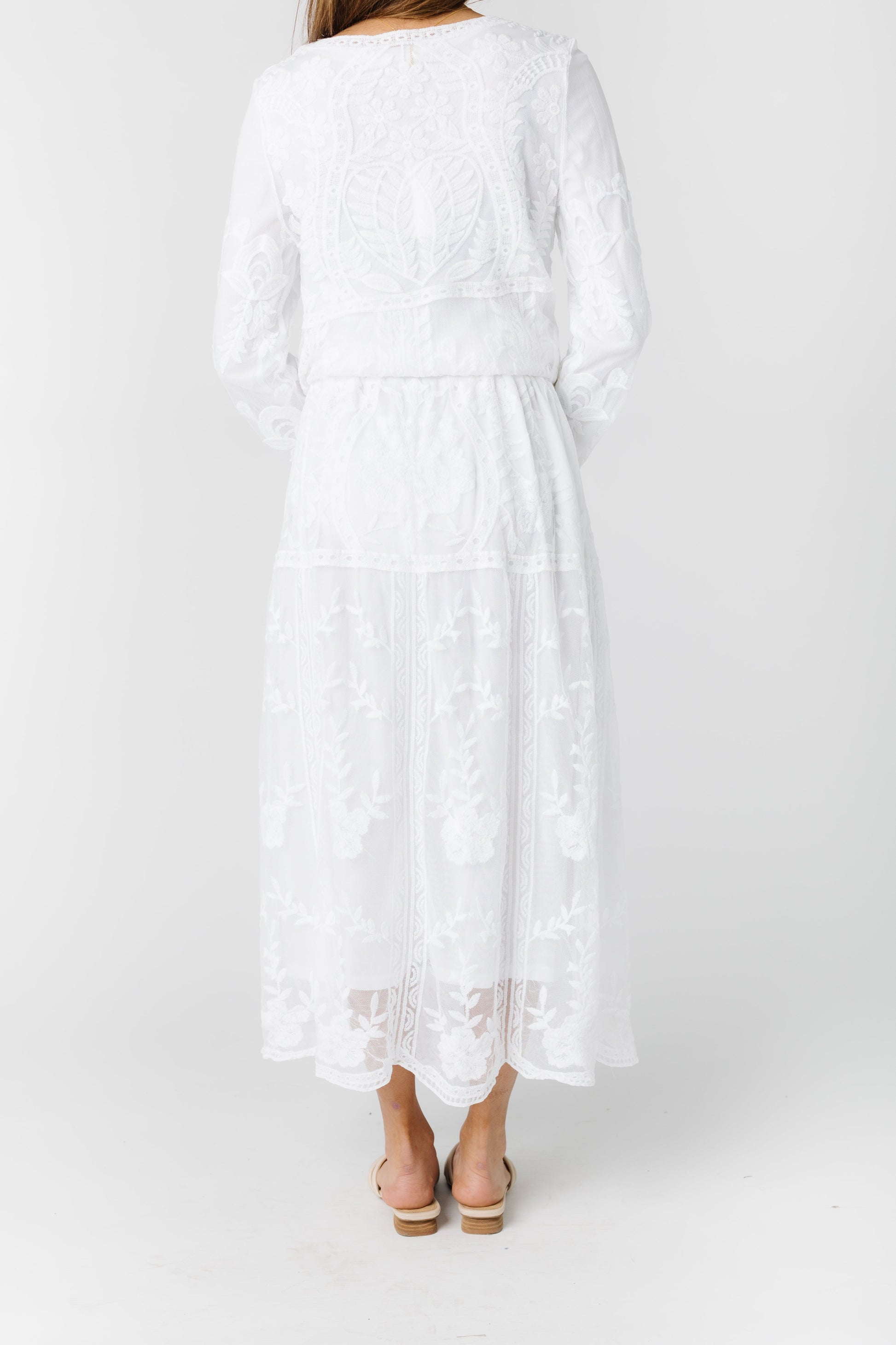 Dressed In White Skirt WOMEN'S SKIRTS Tea N Rose 