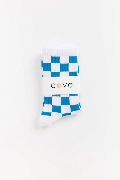 Cove Checker Retro Socks WOMEN'S SOCKS Cove Accessories 