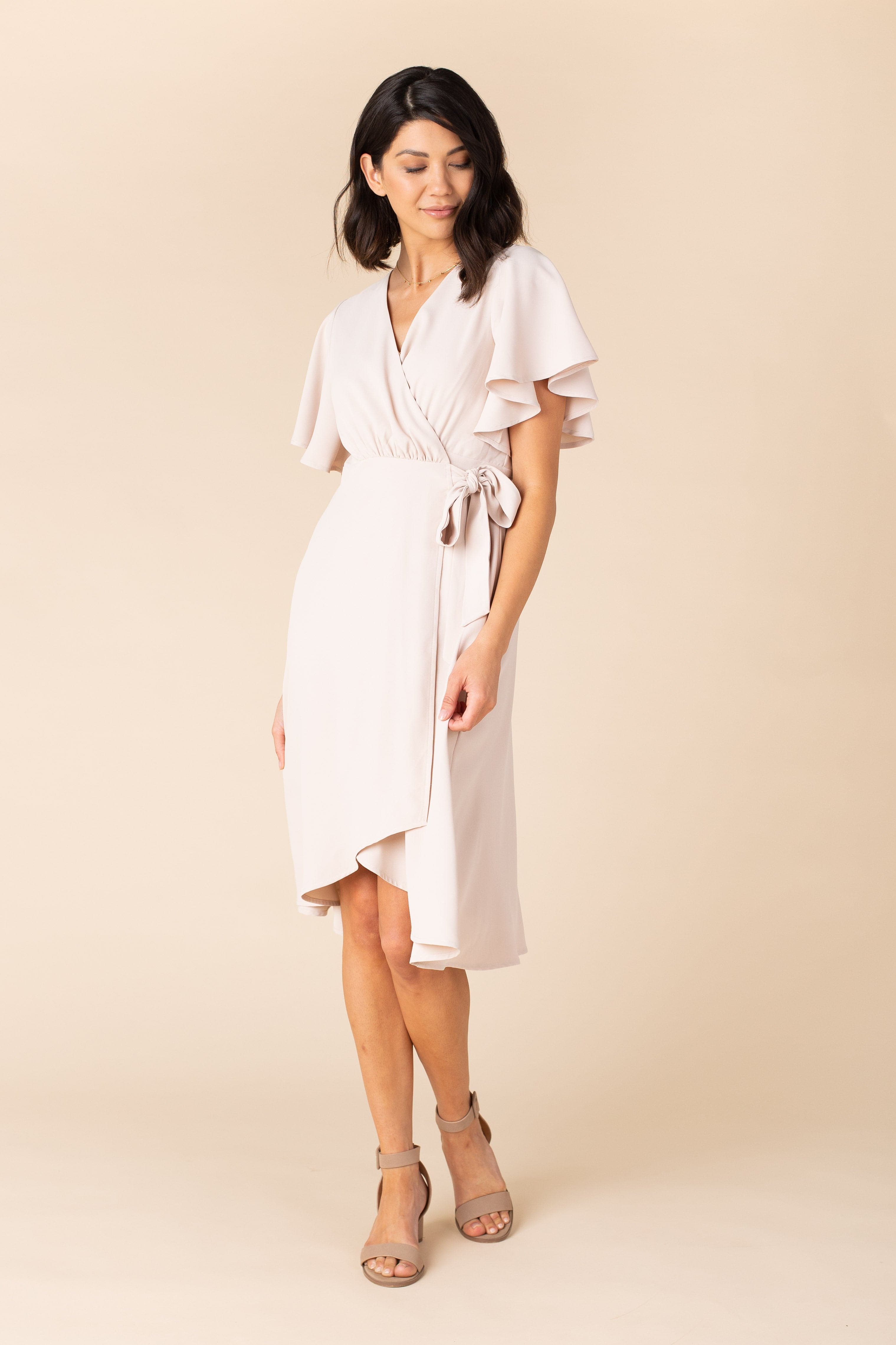 Willow & Root Mini Wrap Dress - Women's Dresses in Sage | Buckle