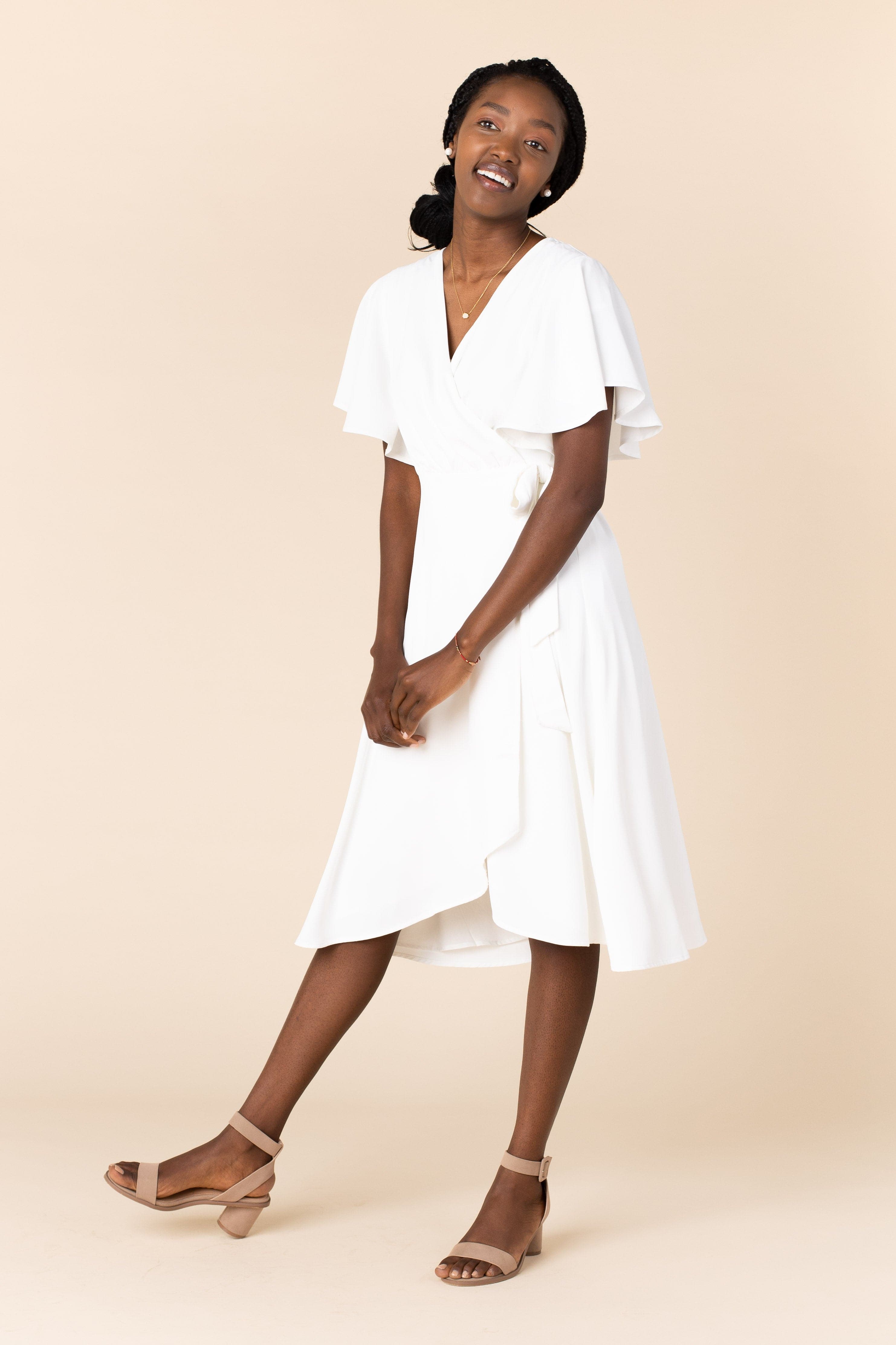 Reformation lottie clearance wrap dress