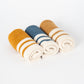 Set of 3 Dishcloths HOME GOODS Creative Co-Op Must/Blu/Brn 