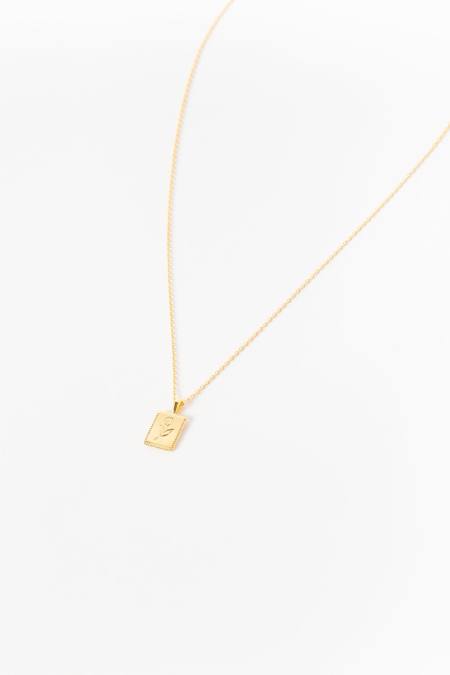 Square Mini Tulip Necklace WOMEN'S NECKLACE Cove 