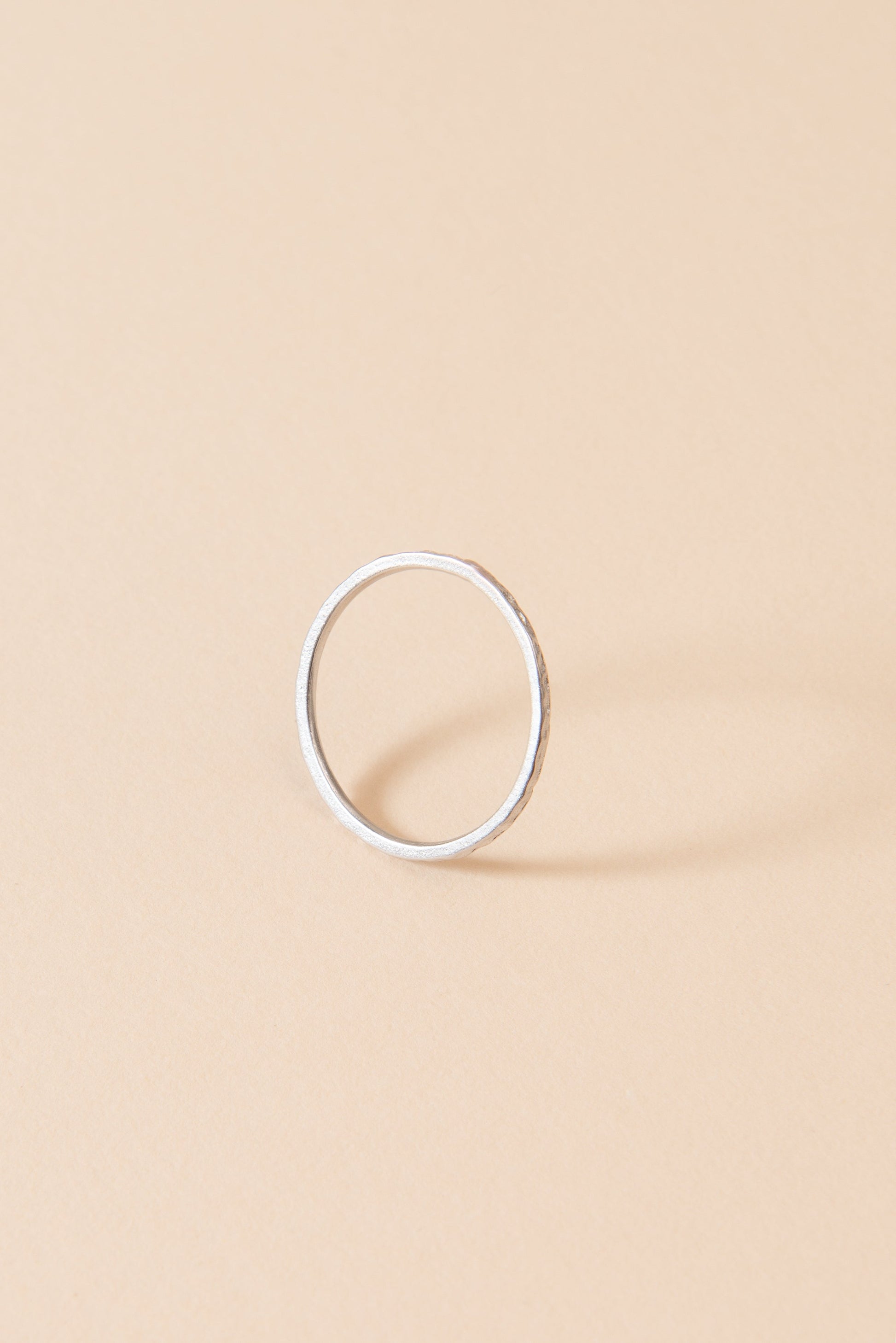 Dainty Single Textured Ring WOMEN'S RING Cove 