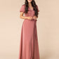 Mila Satin Dress - Rose Bridesmaid Dress Arbor 