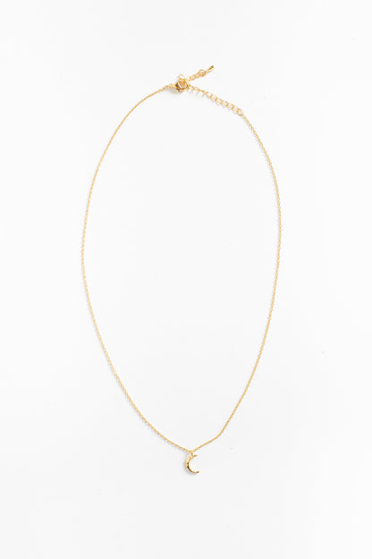 Dainty Moon Necklace WOMEN'S NECKLACE Cove 