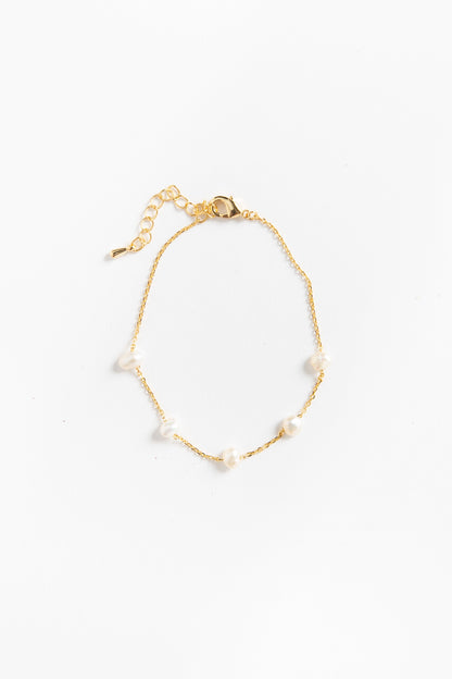 Pearl Charm Bracelet WOMEN'S JEWELRY Cove OS White 