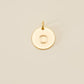 Large Letter Disk Pendant WOMEN'S JEWELRY Cove Matte Gold O 