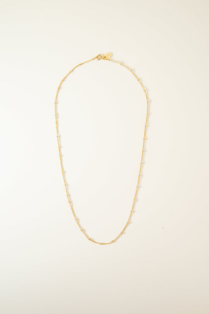 Beaded Gold Chain WOMEN'S JEWELRY Cove 