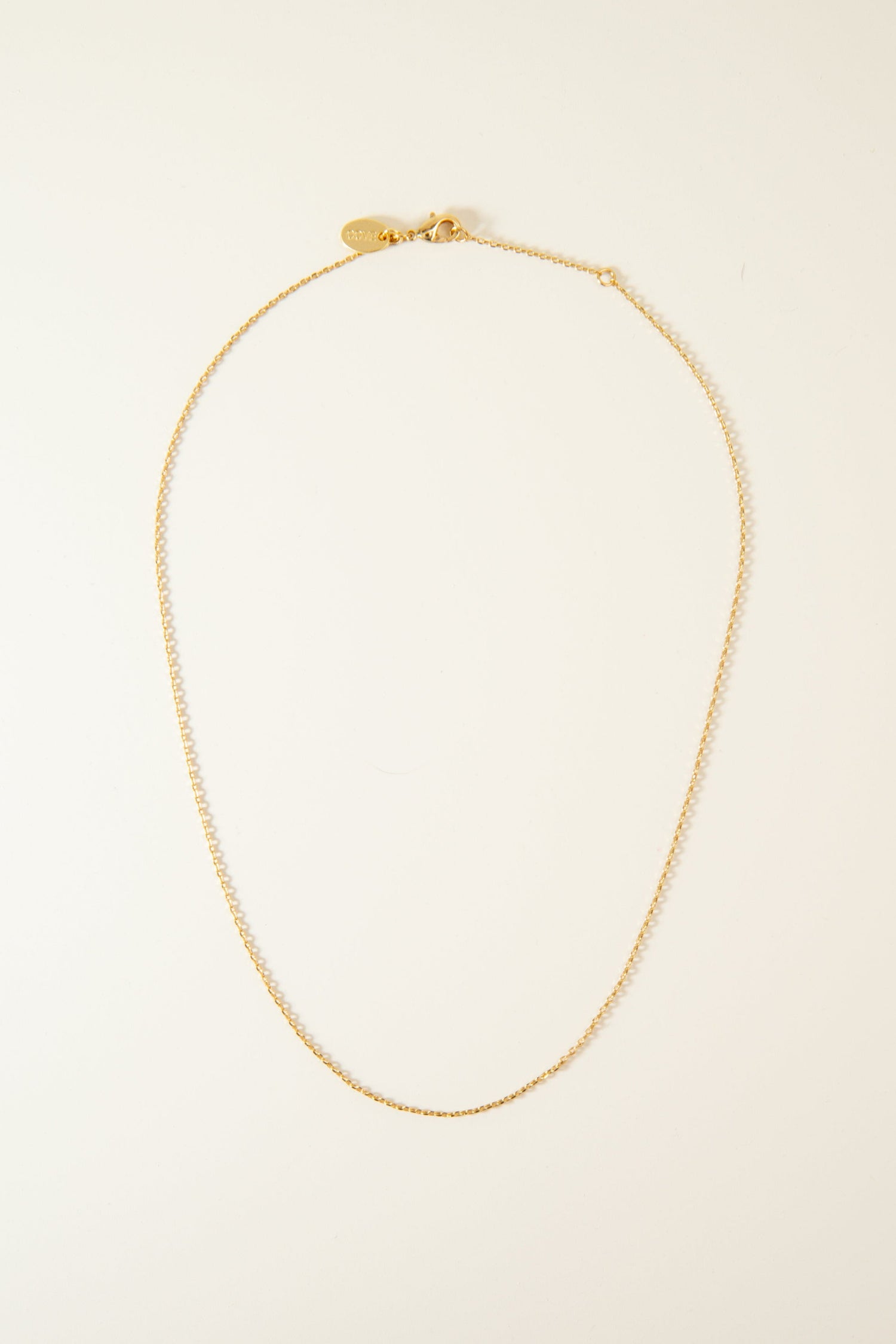 Gold Chain WOMEN'S JEWELRY Cove Matte Gold 16 Inch 