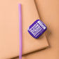 Reusable Silicone Straw HOME GOODS Called to Surf Standard Violet 
