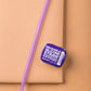 Reusable Silicone Straw HOME GOODS Called to Surf X-Long Violet 