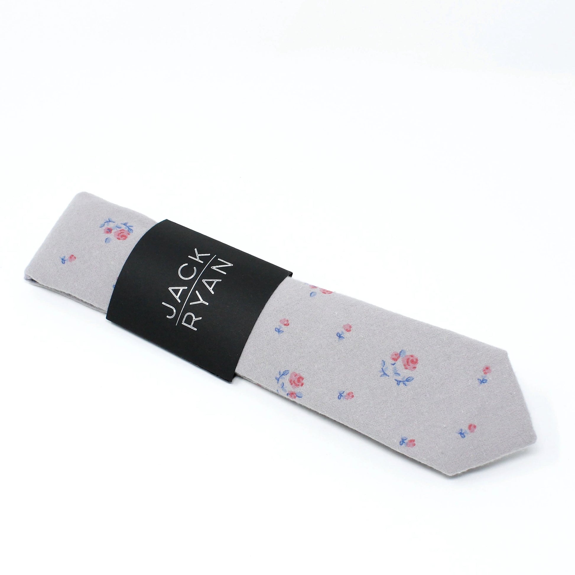 Jack Ryan - Catalina Floral Print Tie - Grey TIES Called to Surf 