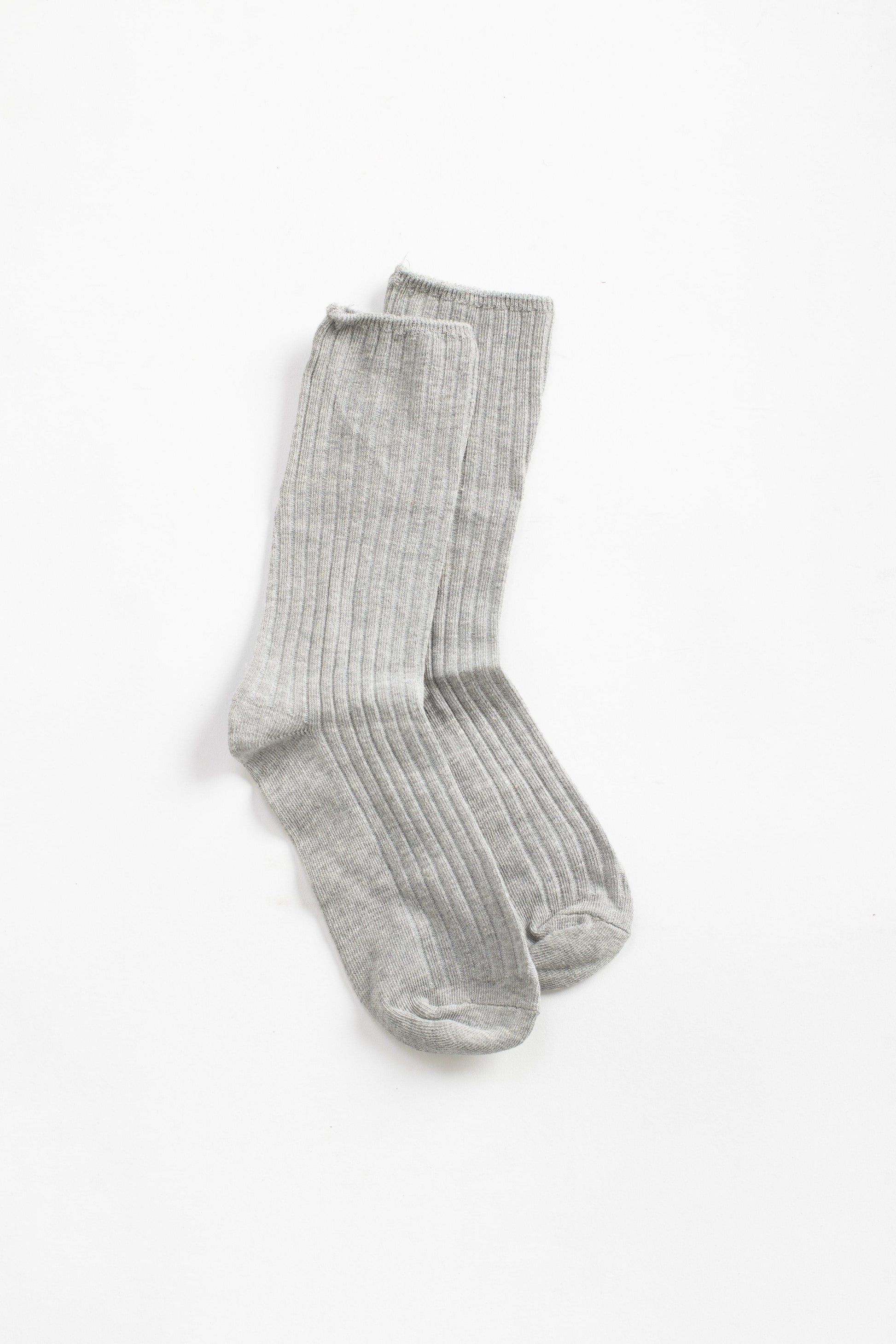 Sandhill Ribbed Socks WOMEN'S SOCKS Ali Express H. Grey OS 